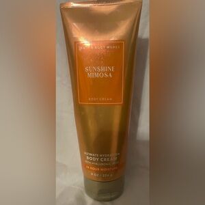 NWT Retired Scent Bath & Body Works Sunshine Mimosa Body Cream 8 oz